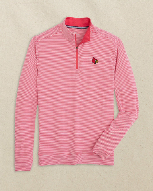 Louisville Cardinals Micro-Stripe Quarter Zip