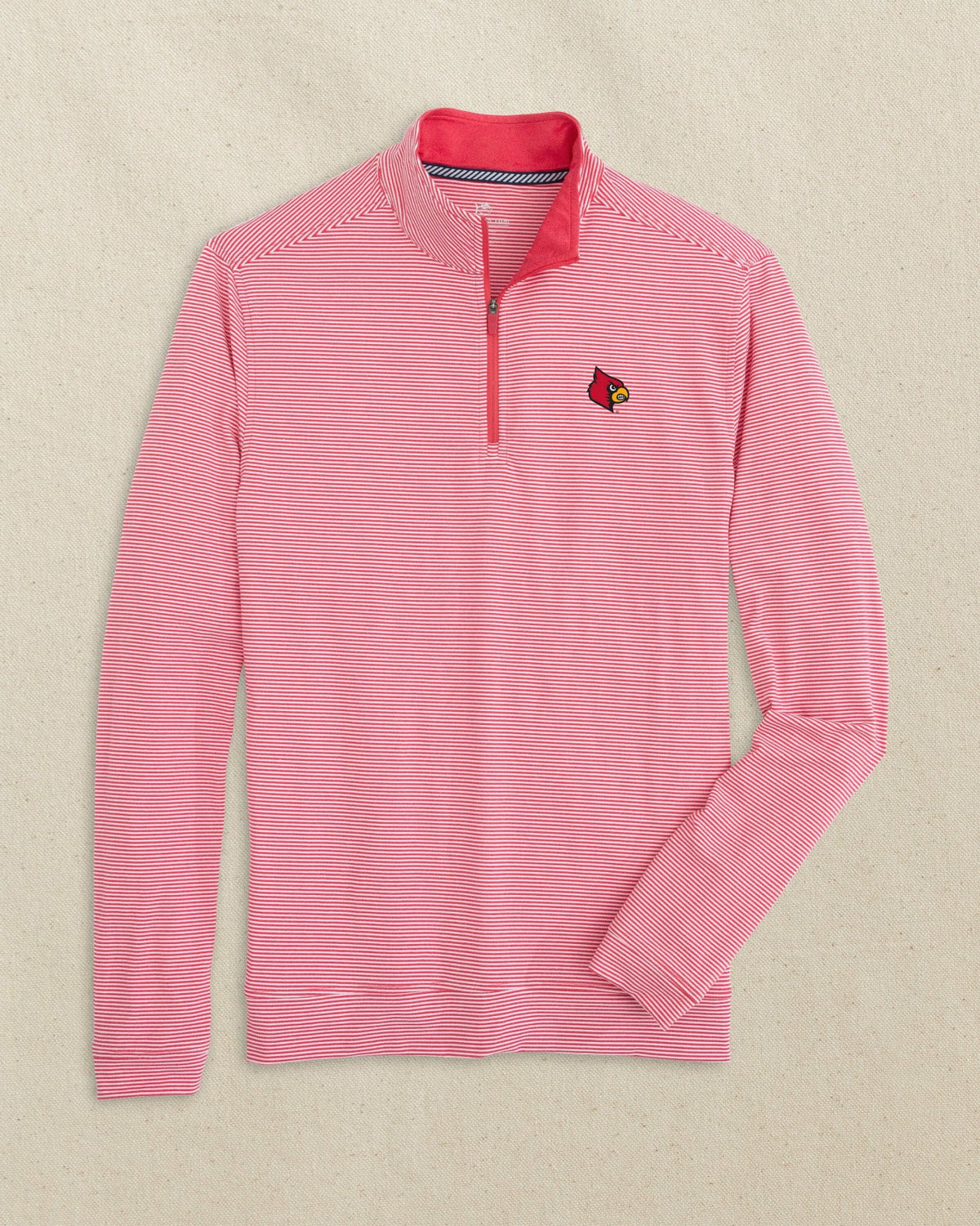 Louisville Cardinals Micro-Stripe Quarter Zip