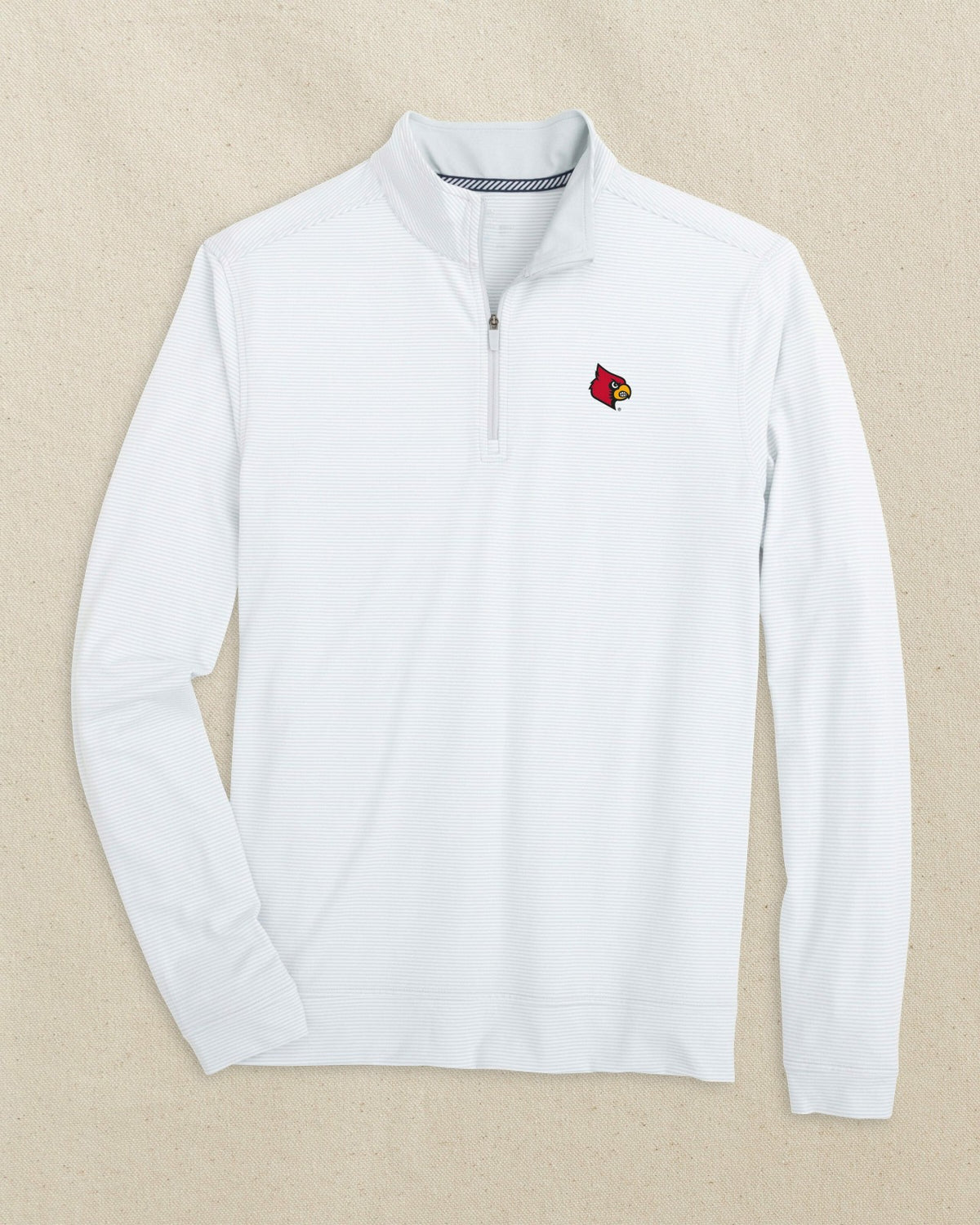 Louisville Cardinals Micro-Stripe Quarter Zip