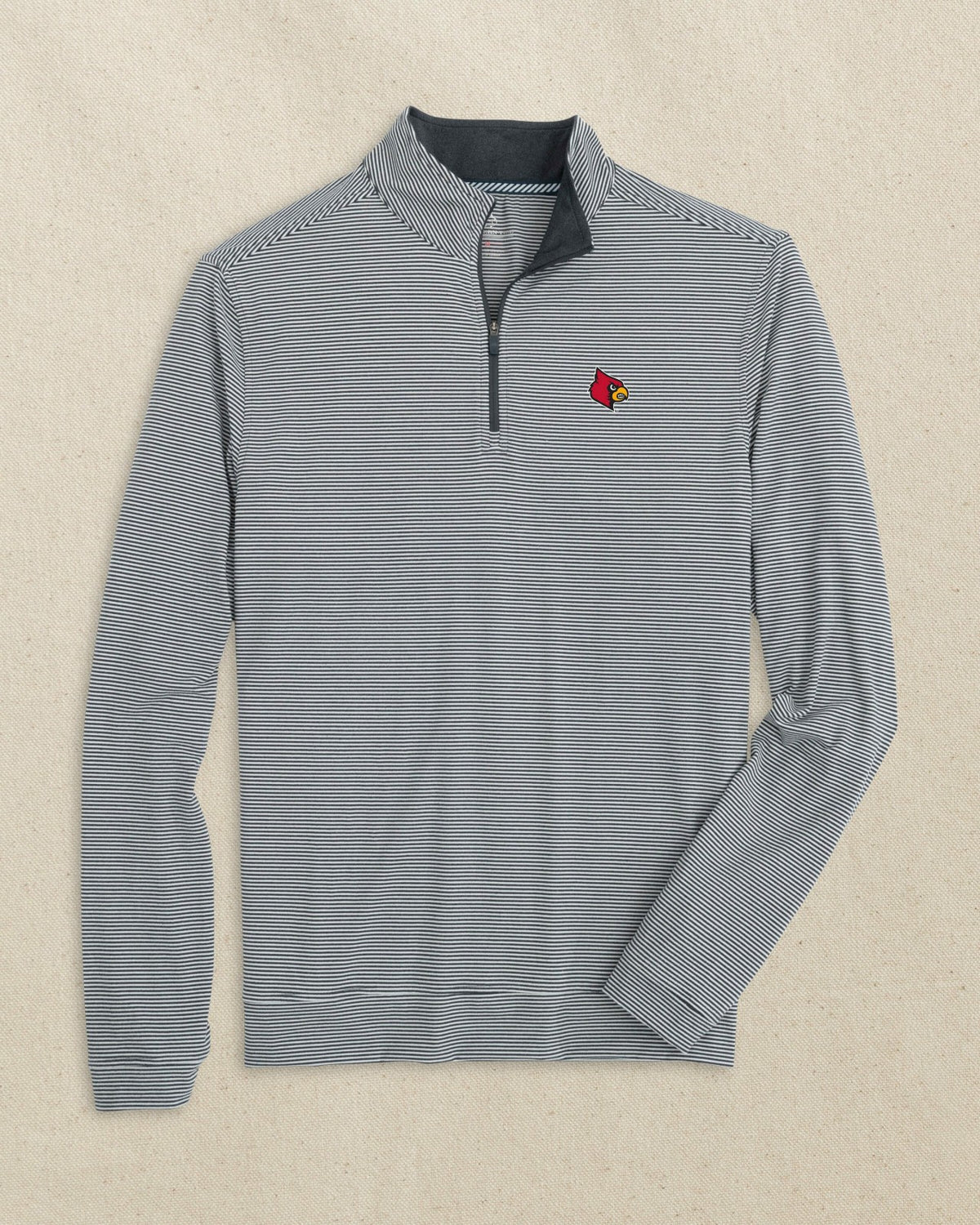 Louisville Cardinals Micro-Stripe Quarter Zip