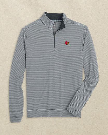 Louisville Cardinals Micro-Stripe Quarter Zip
