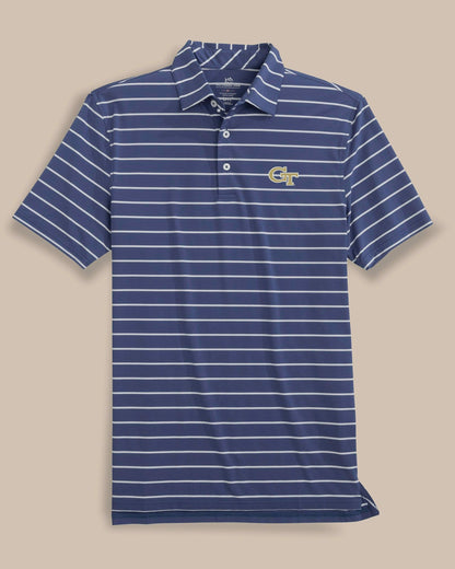 Georgia Tech Brreeze Stripe Polo