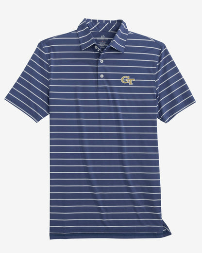 Georgia Tech Brreeze Stripe Polo