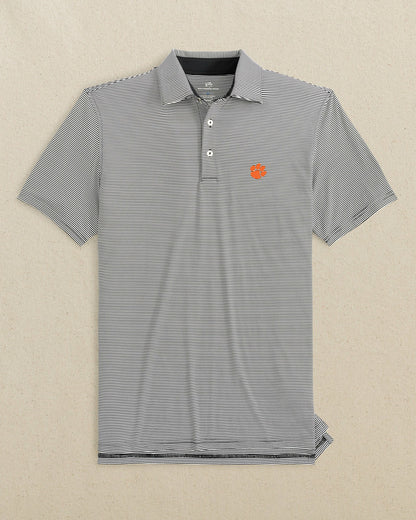 Clemson brrr°®-eeze Meadowbrook Stripe Polo
