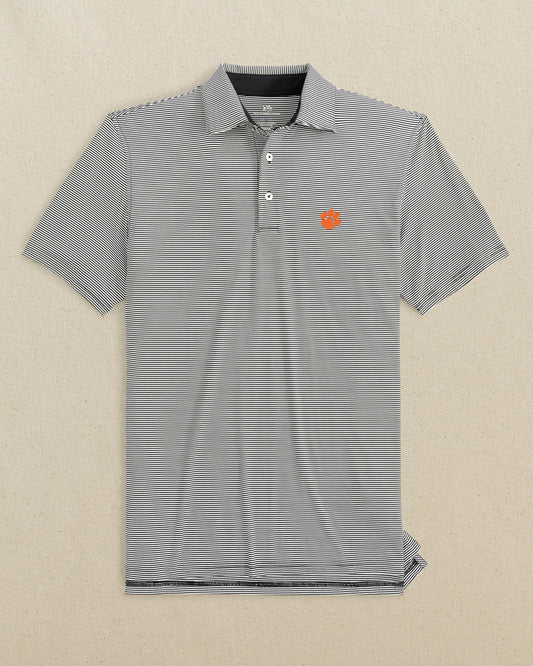 Clemson brrr°®-eeze Meadowbrook Stripe Polo
