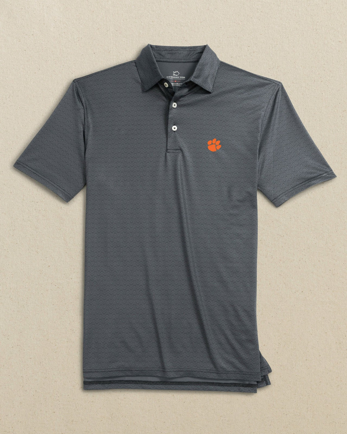 Clemson Tigers Driver ST Geo Printed Polo
