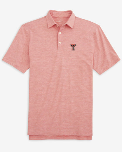 Texas Tech Driver Spacedye Polo Shirt