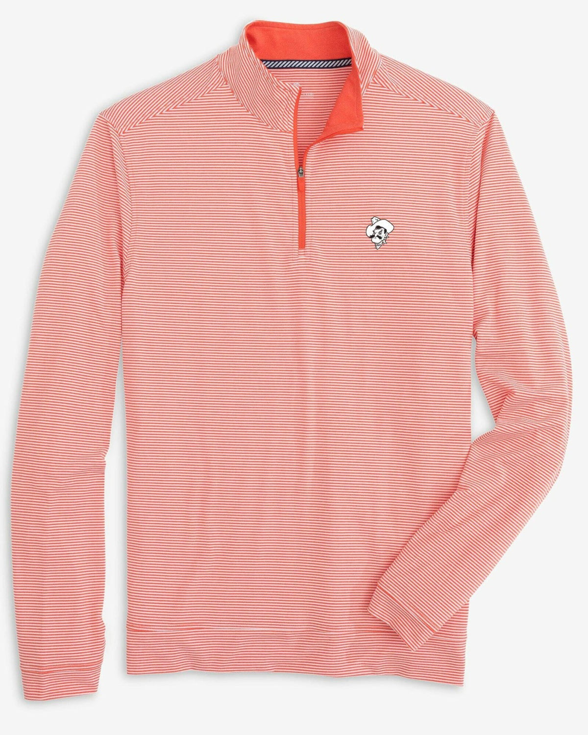 Oklahoma State Cowboys Stripe Heather Quarter Zip