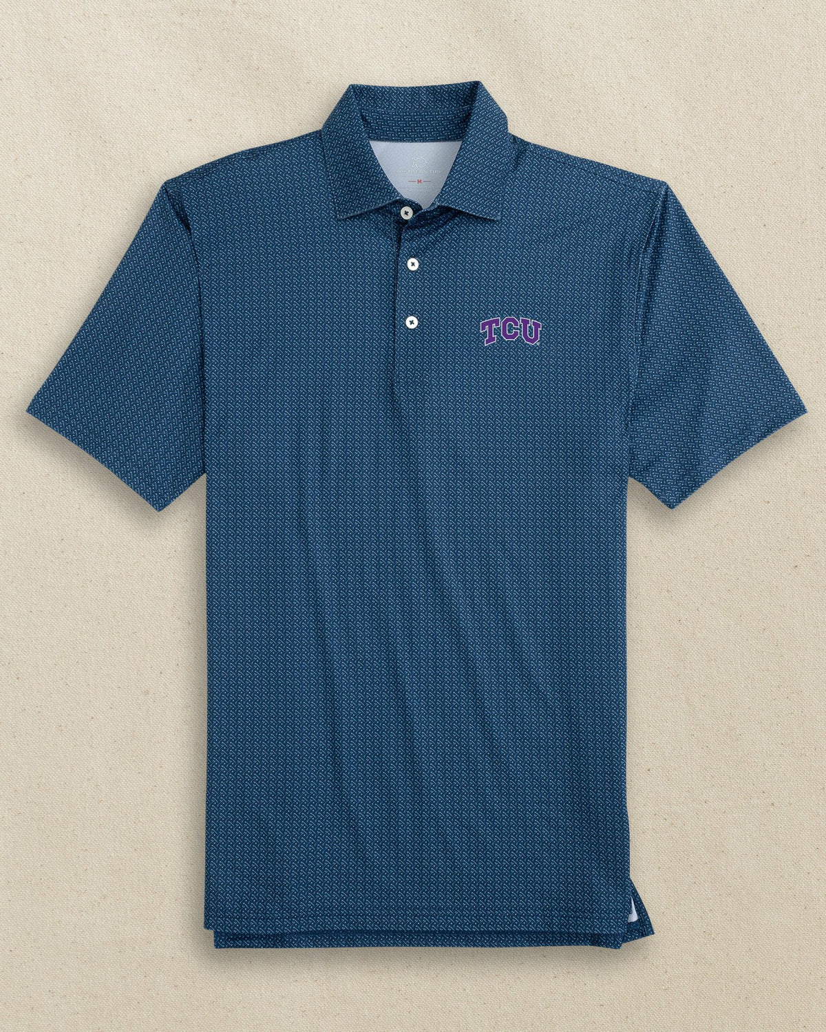 TCU Horned Frogs Driver Clubbin It Printed Polo