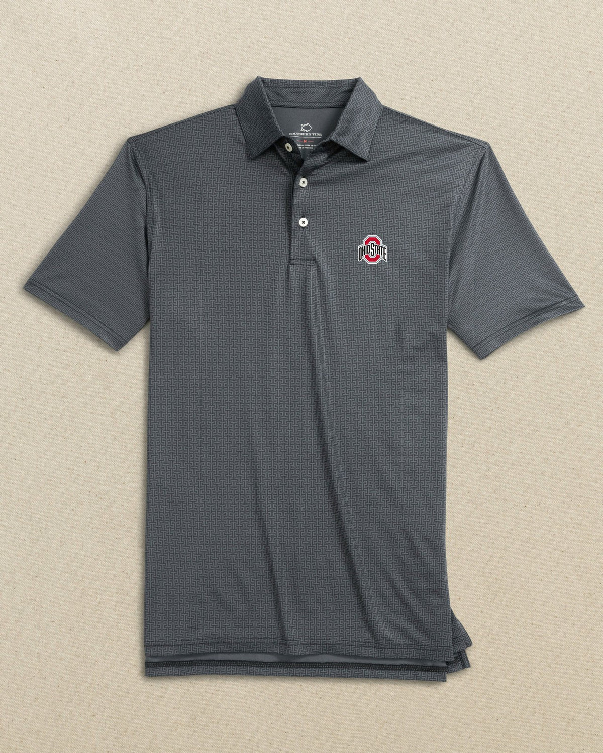 Ohio State Buckeyes Driver ST Geo Printed Polo