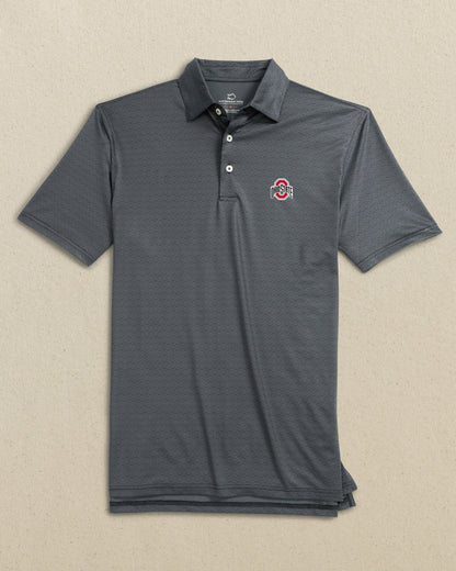 Ohio State Buckeyes Driver ST Geo Printed Polo
