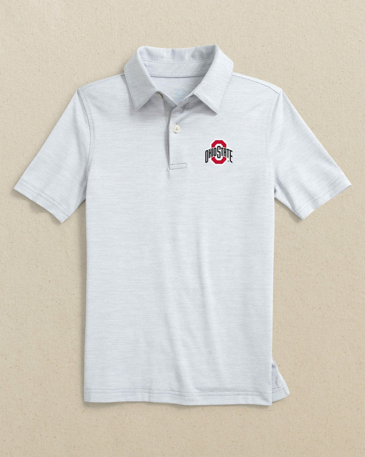 Boys Ohio State Buckeyes Driver Spacedye Polo Shirt