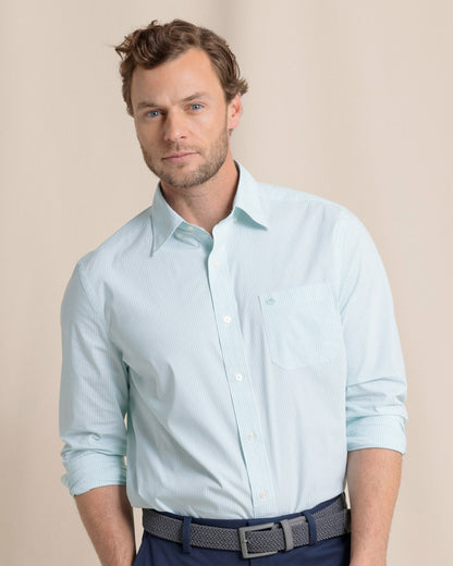 Charleston Mint Granby Stripe Long Sleeve Shirt