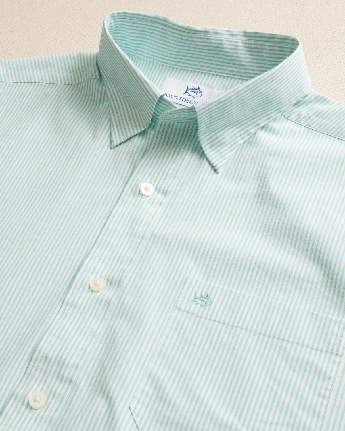 Charleston Mint Granby Stripe Long Sleeve Shirt