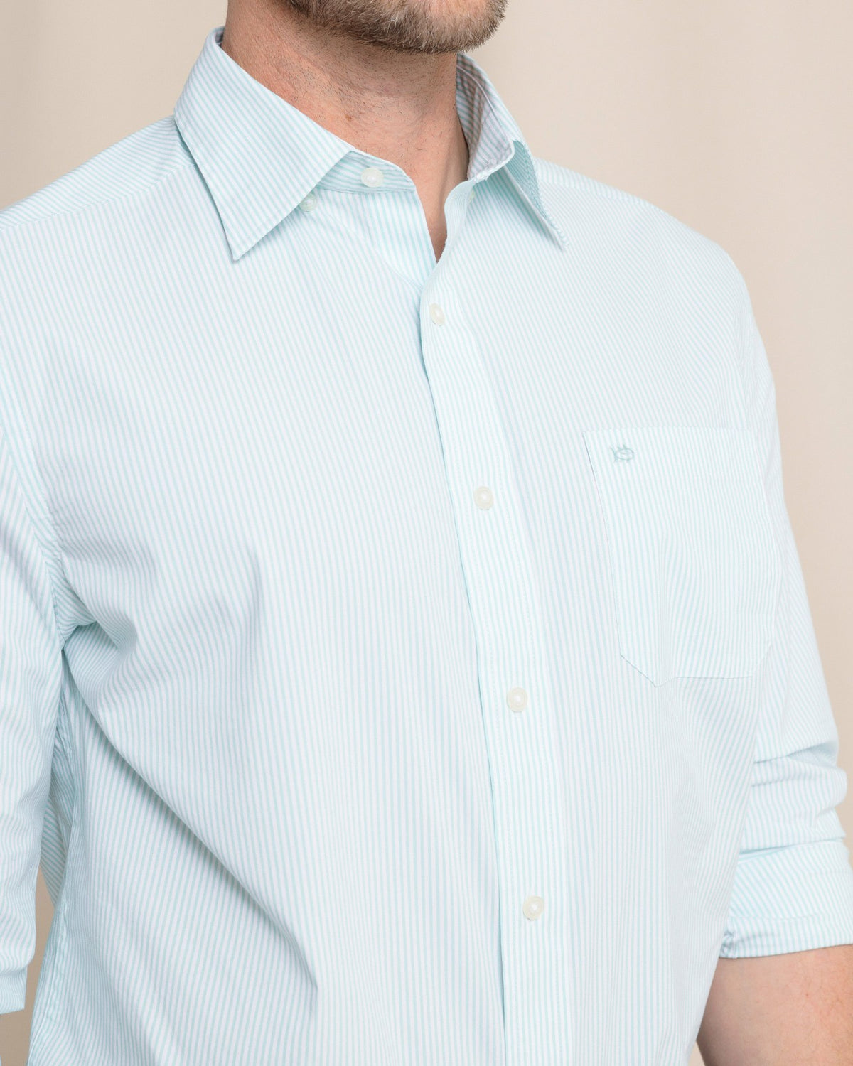 Charleston Mint Granby Stripe Long Sleeve Shirt
