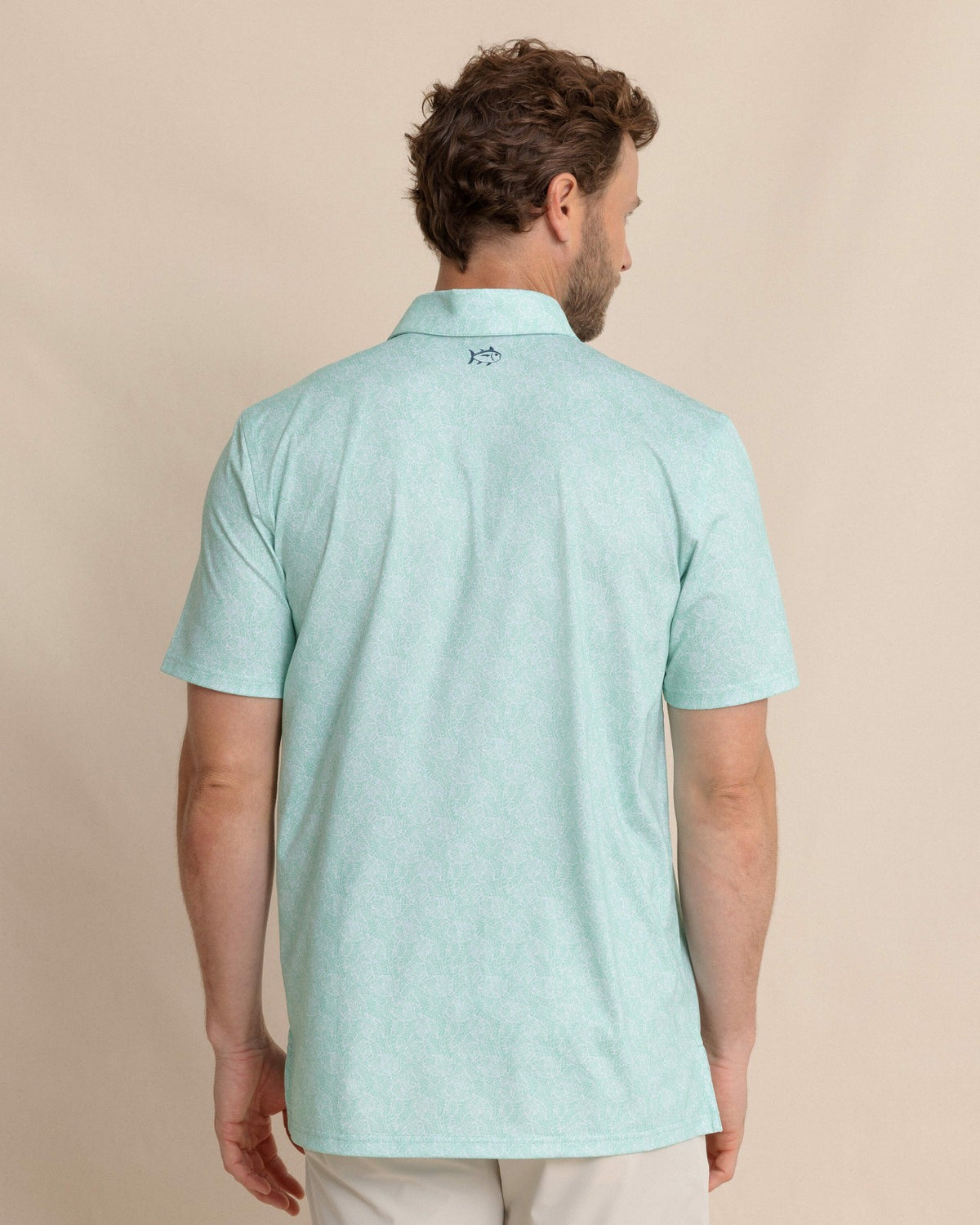 Driver Beach Palms Printed Polo