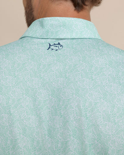 Driver Beach Palms Printed Polo