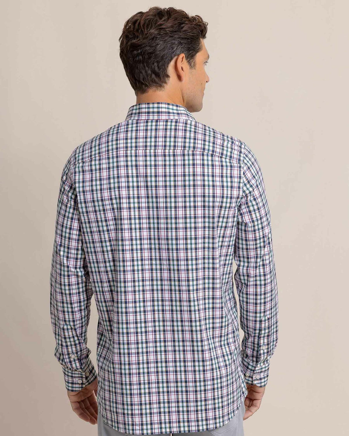 Charleston Master Plaid Long Sleeve Sport Shirt