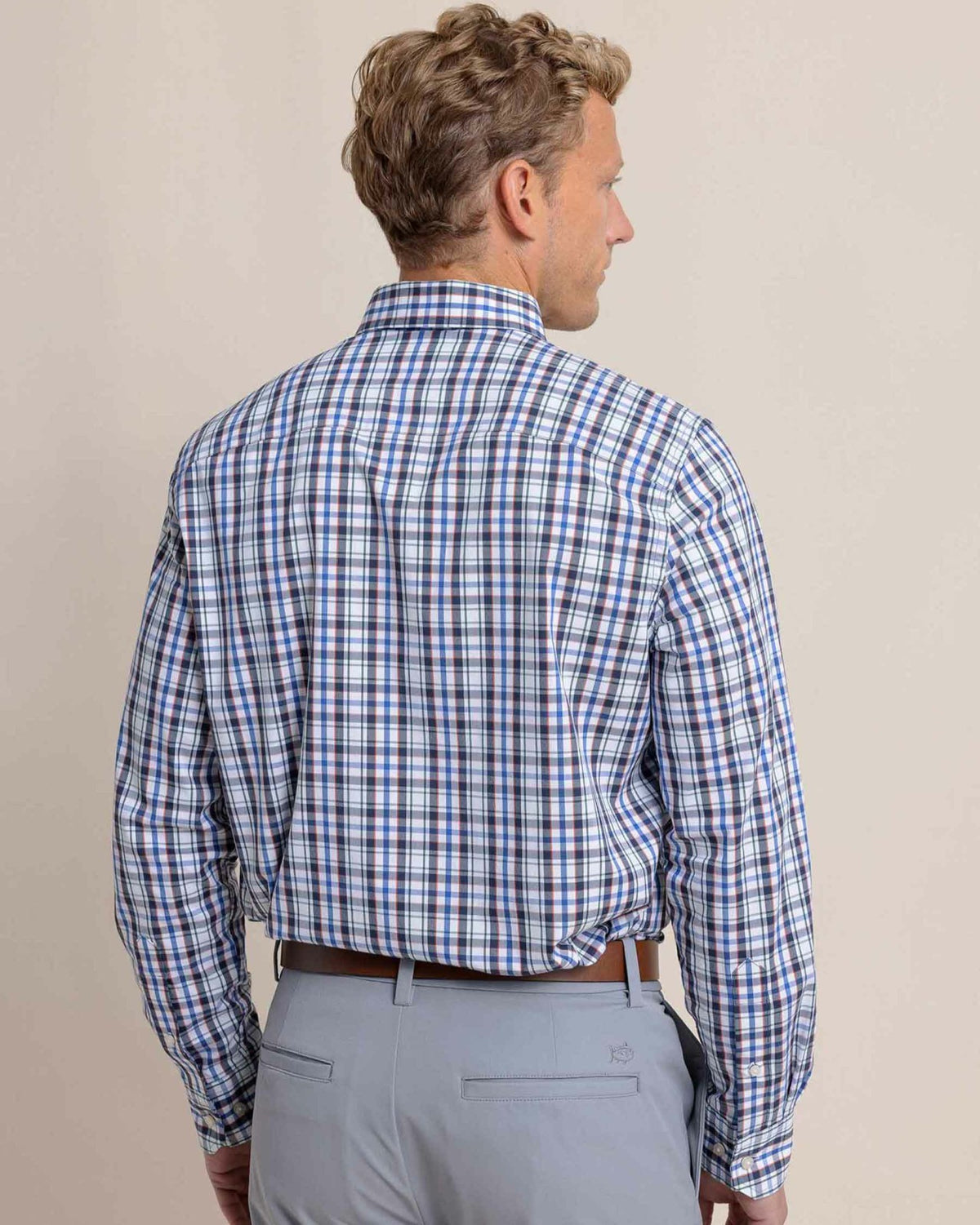 Charleston Master Plaid Long Sleeve Sport Shirt