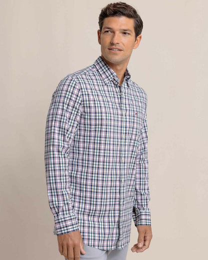 Charleston Master Plaid Long Sleeve Sport Shirt