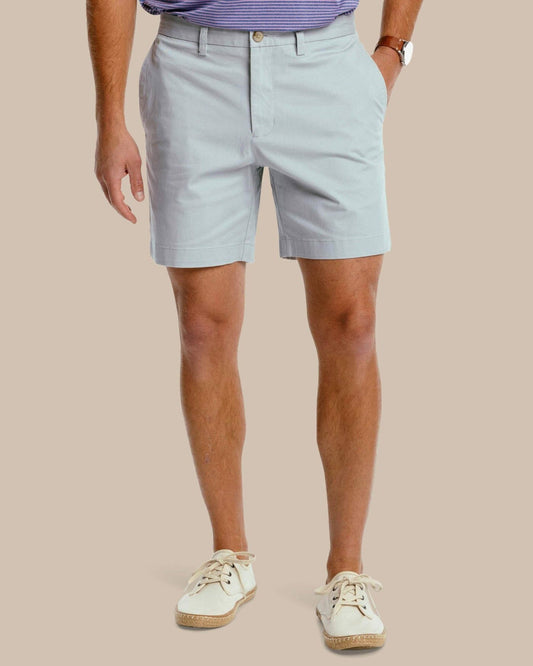7 Inch Khaki Shorts - Channel Marker Fabric
