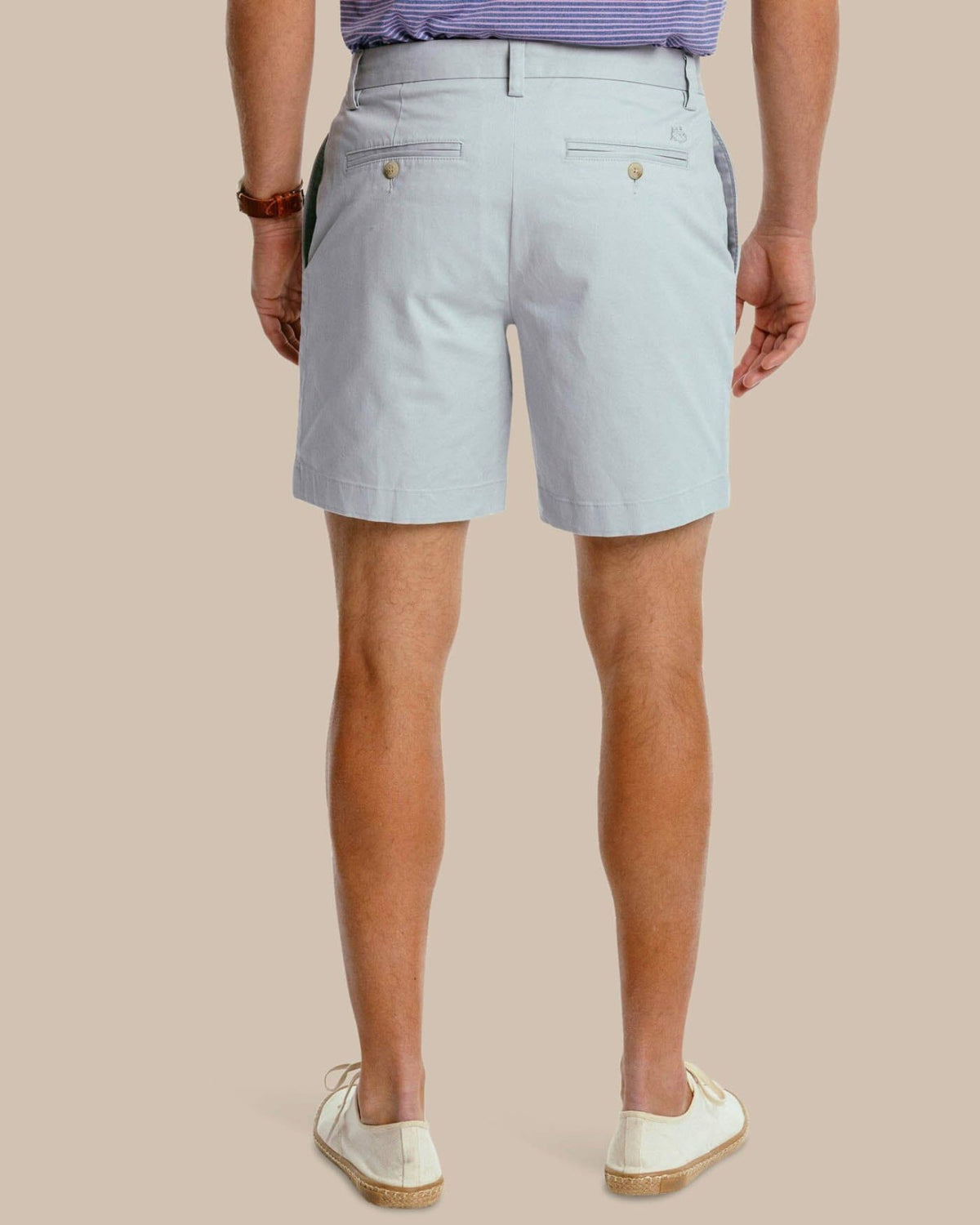 7 Inch Khaki Shorts - Channel Marker Fabric