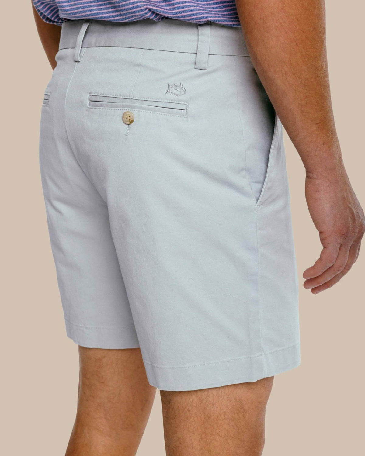 7 Inch Khaki Shorts - Channel Marker Fabric