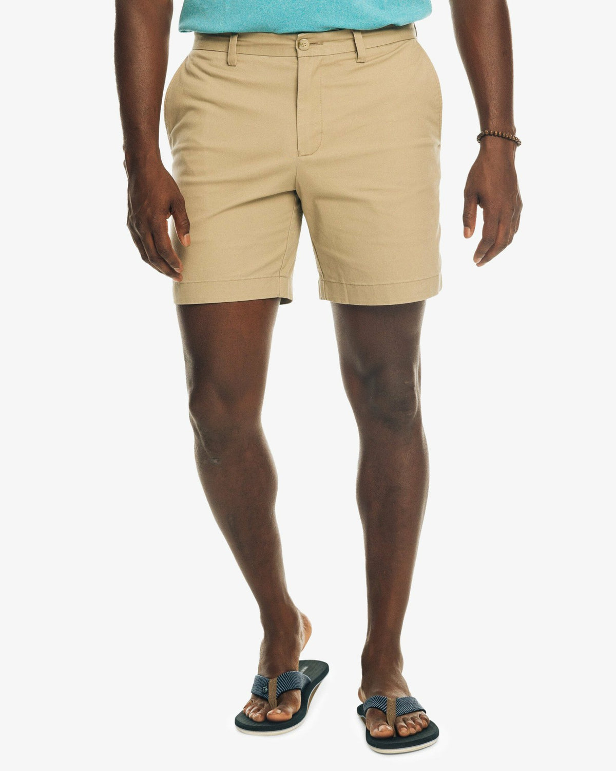 7 Inch Khaki Shorts - Channel Marker Fabric