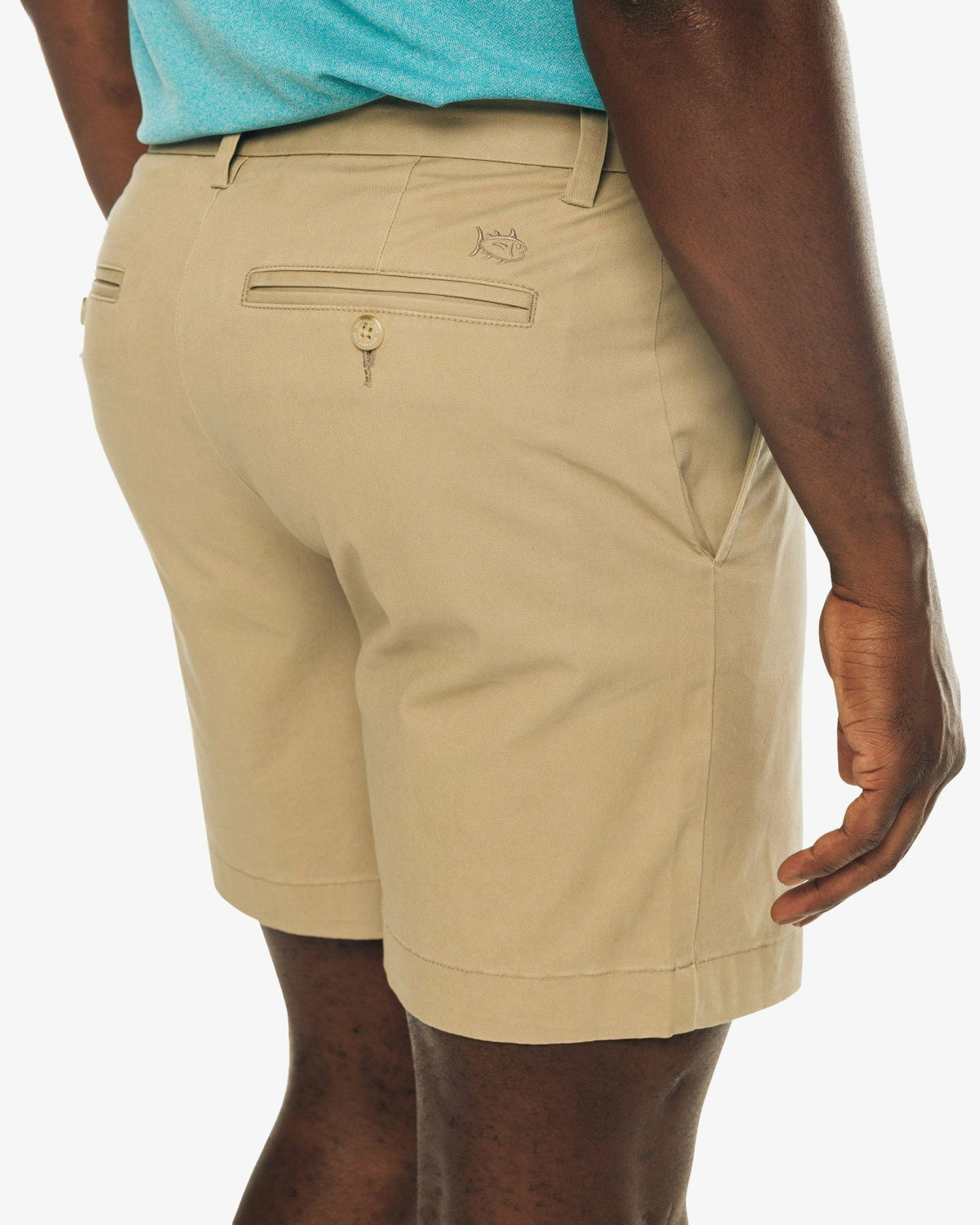 7 Inch Khaki Shorts - Channel Marker Fabric