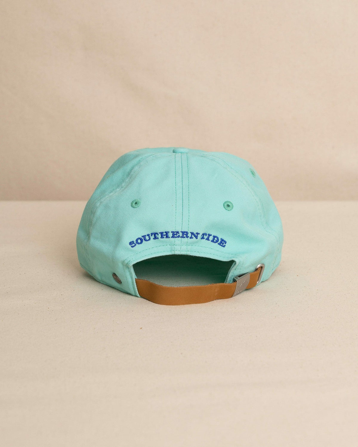 Mini Skipjack Leather Strap Hat - Turtle Green