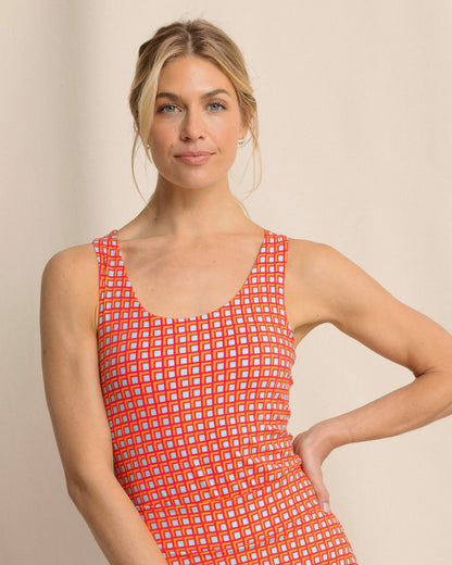 Natalie Printed Cross Back Tank